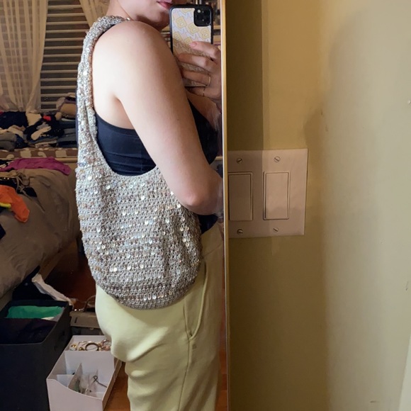 Beaded shoulder tote - Picture 5 of 5